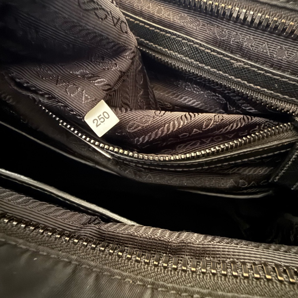 Prada Black Nylon Zipped Shopping Tote Bag - Picture 7 of 13
